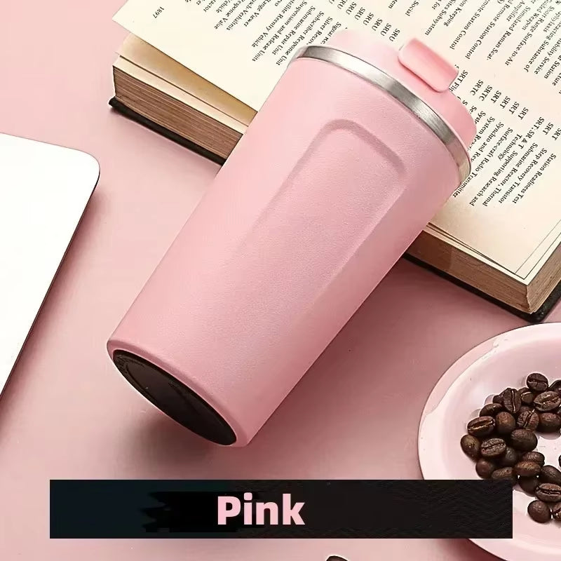 1pc 380/510ML Travel Stainless Steel Coffee Cup