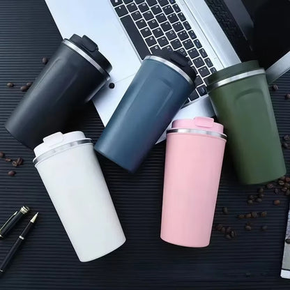 1pc 380/510ML Travel Stainless Steel Coffee Cup